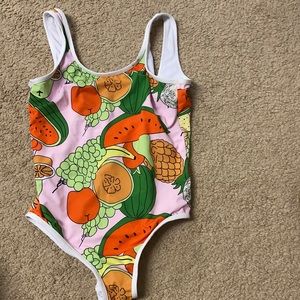 one Piece swimsuit with fruit